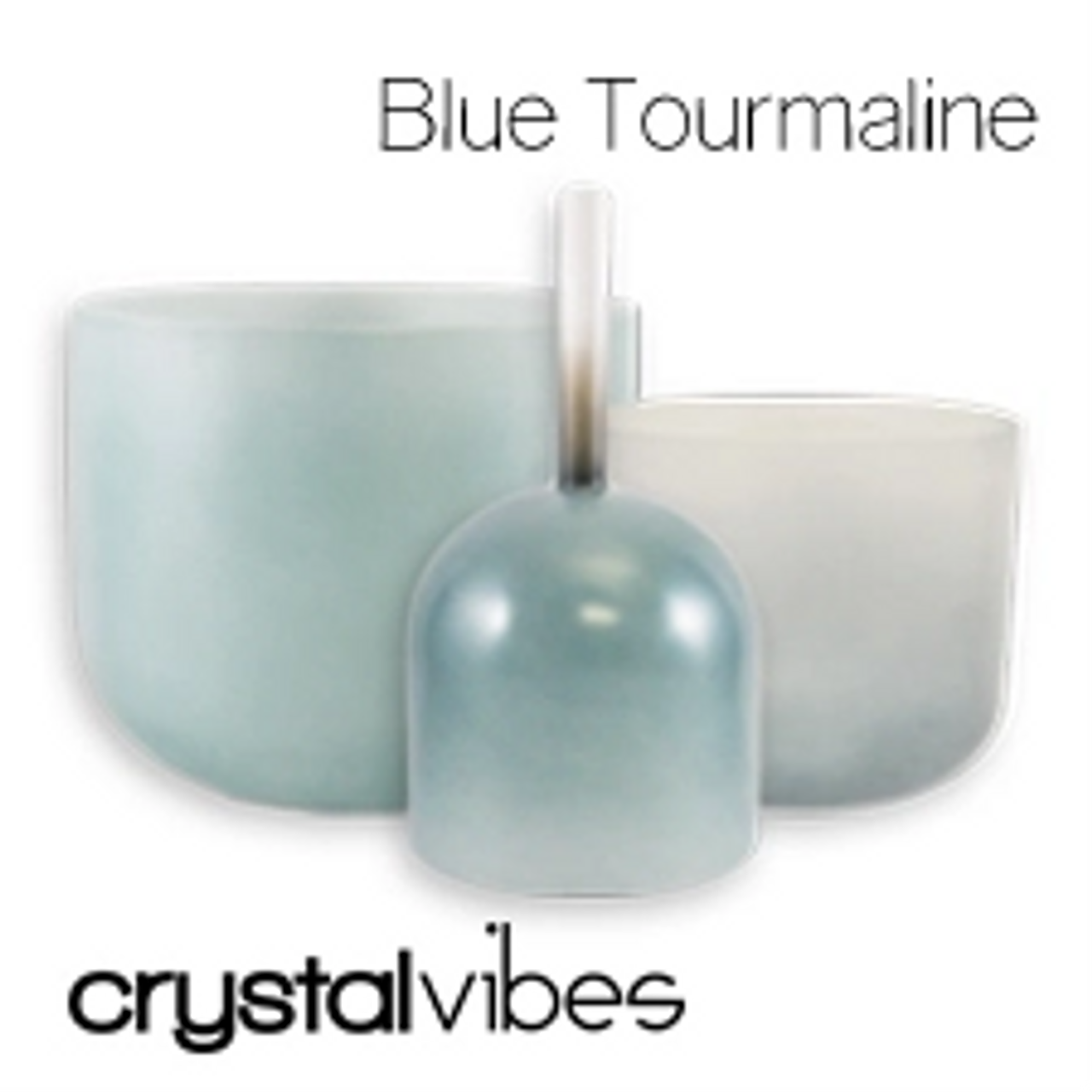 Blue Tourmaline Fusion Crystal Singing Bowls